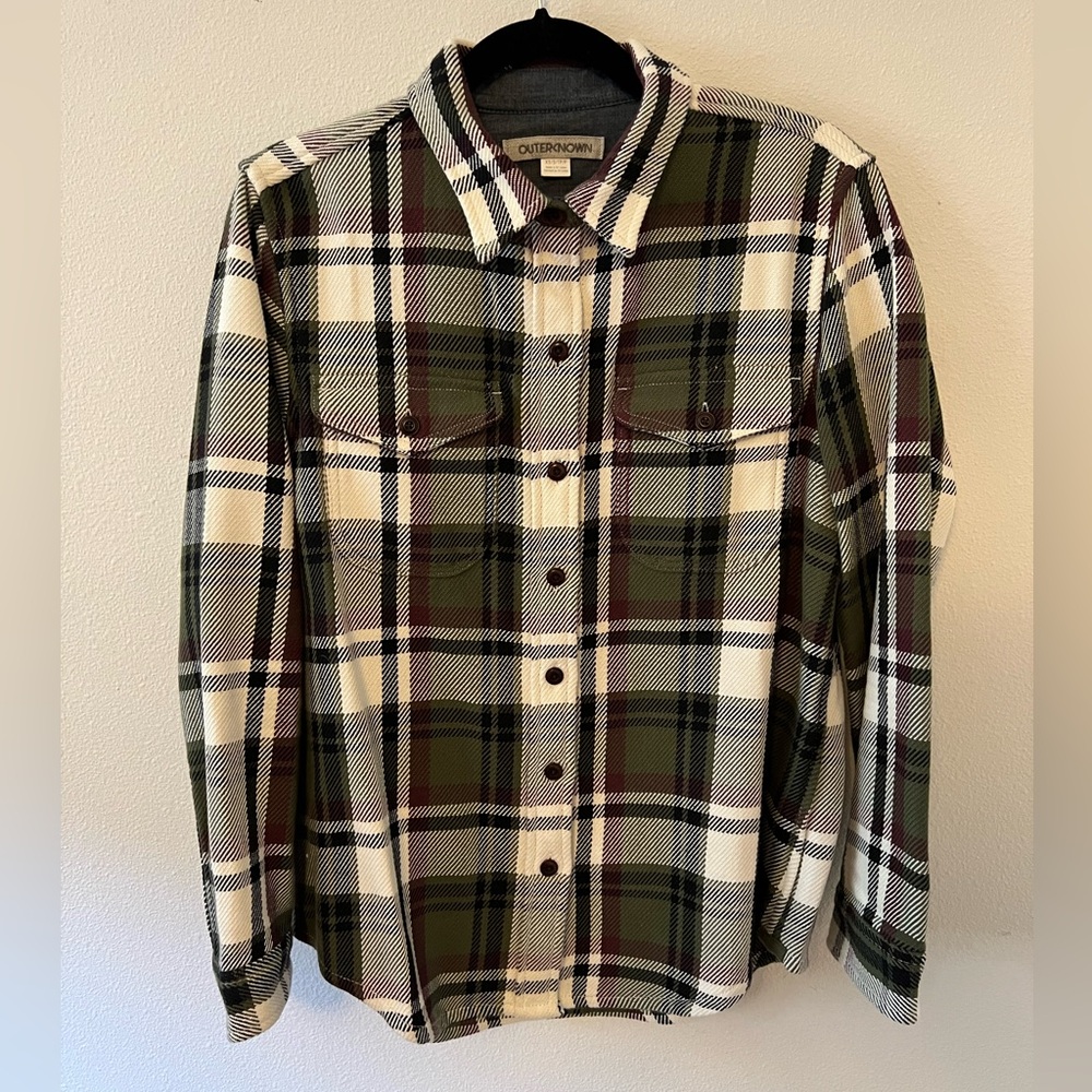 Outerknown Women’s Blanket Shirt - faded olive